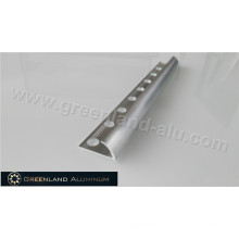 10mm Silver Bright Aluminum Radius Floor Trim